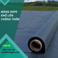 Màng chống thấm HDPE - Báo giá trực tiếp tại xưởng, sản xuất theo yêu cầu