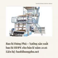 Bao bì Hưng Phú – Xưởng sản xuất bao bì HDPE cho bán lẻ năm 2026