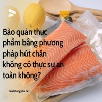 BẢO QUẢN THỰC PHẦM BẰNG TÚI HÚT CHÂN KHÔNG CÓ AN TOÀN KHÔNG?